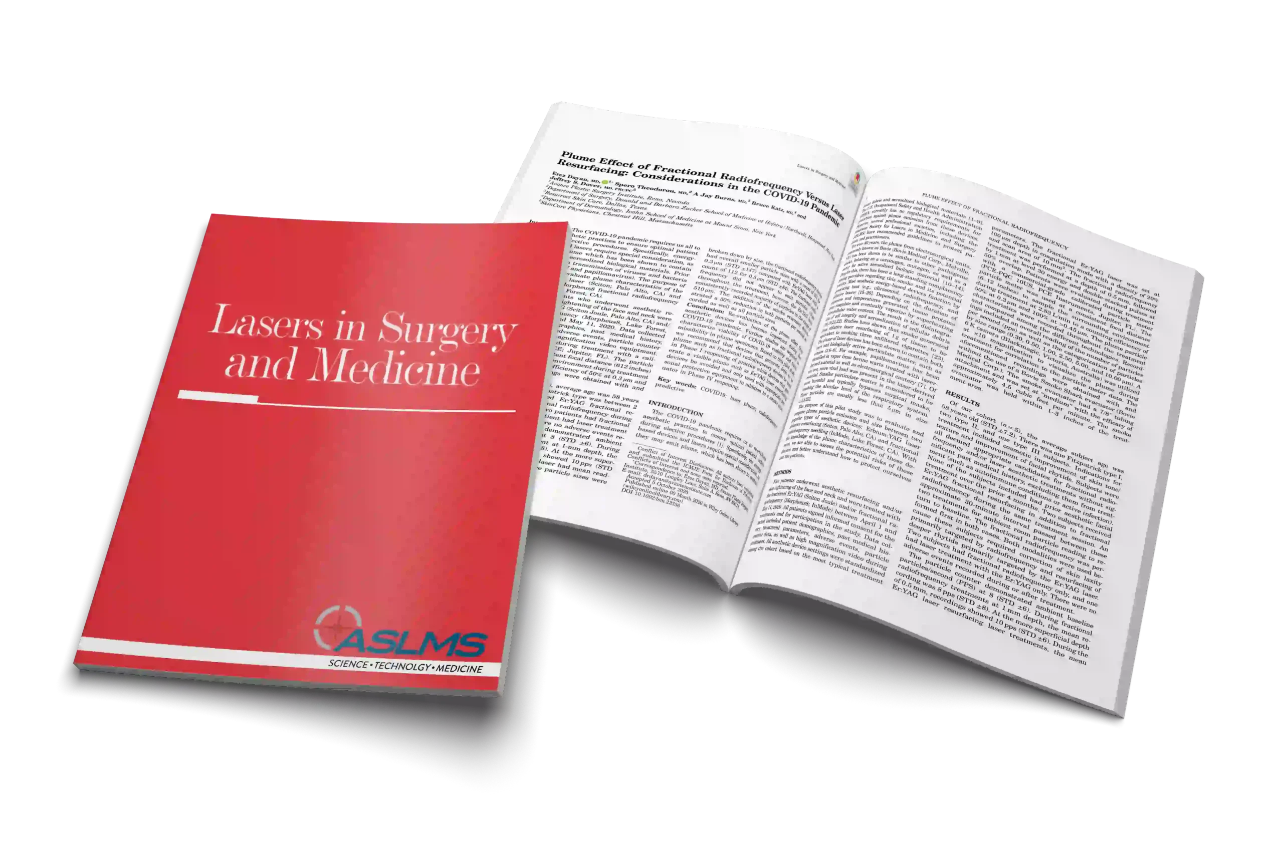 Plume Effect of Fractional Radiofrequency Versus Laser Resurfacing: Considerations in the COVID‐19 Pandemic