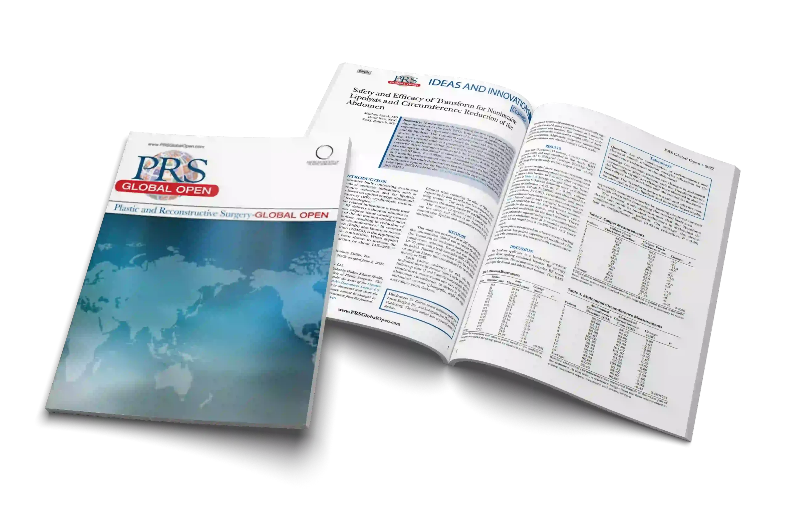 Safety and Efficacy of Transform for Noninvasive Lipolysis and Circumference Reduction of the Abdomen